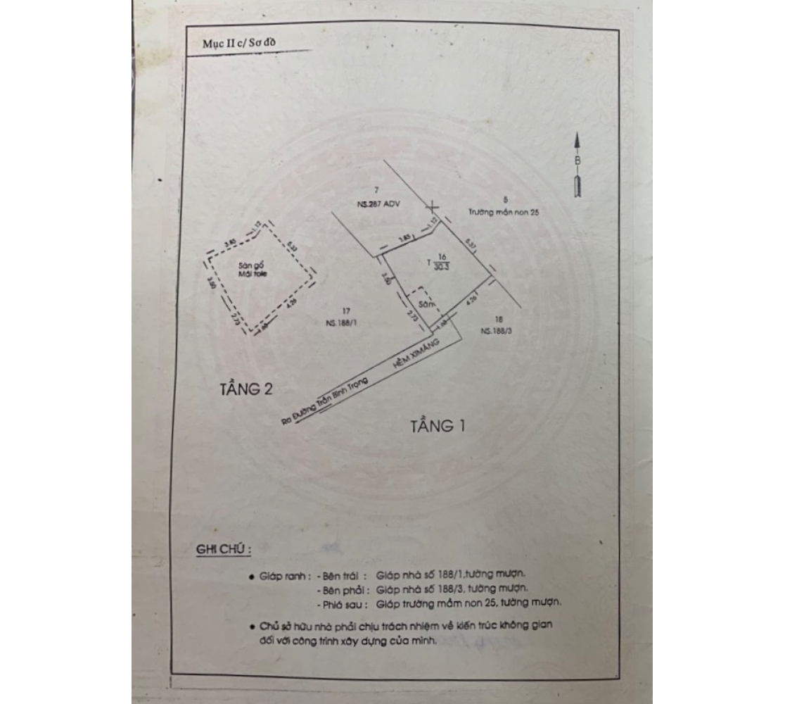 Nhà cấp 4 - 188/3ATrần Bình Trọng P3 Q5